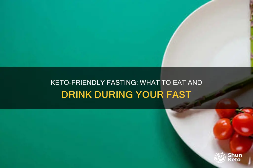 what can you have while fasting on the keto diet