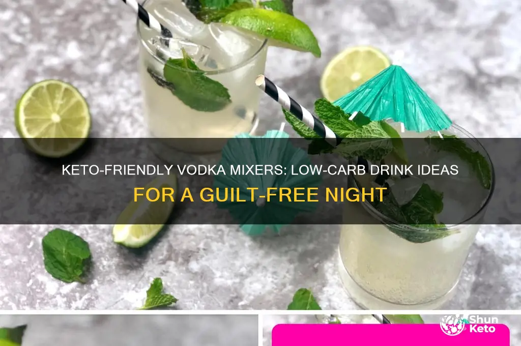 what can you mix vodka with on keto