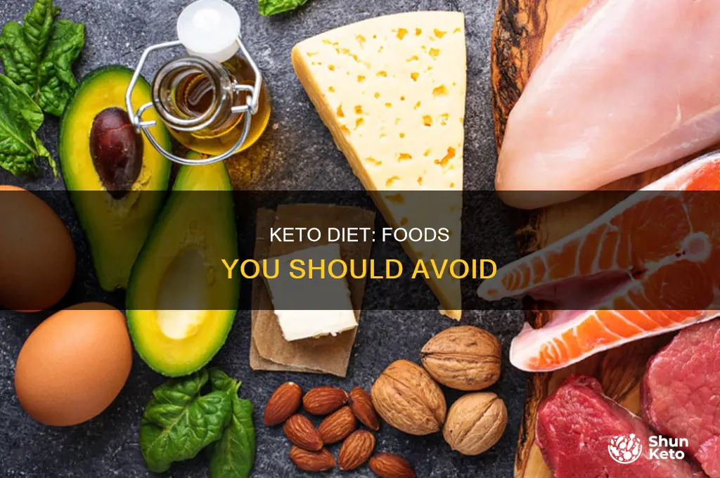 what can you not eat on keto diet