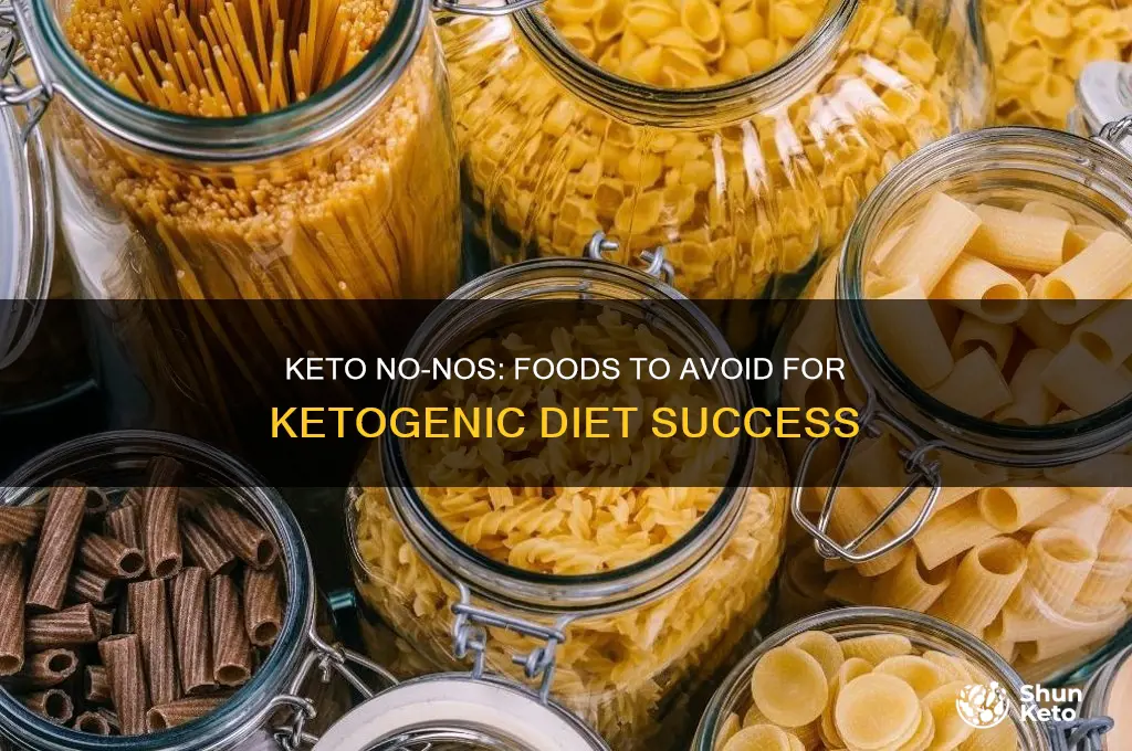 what can you not have on keto