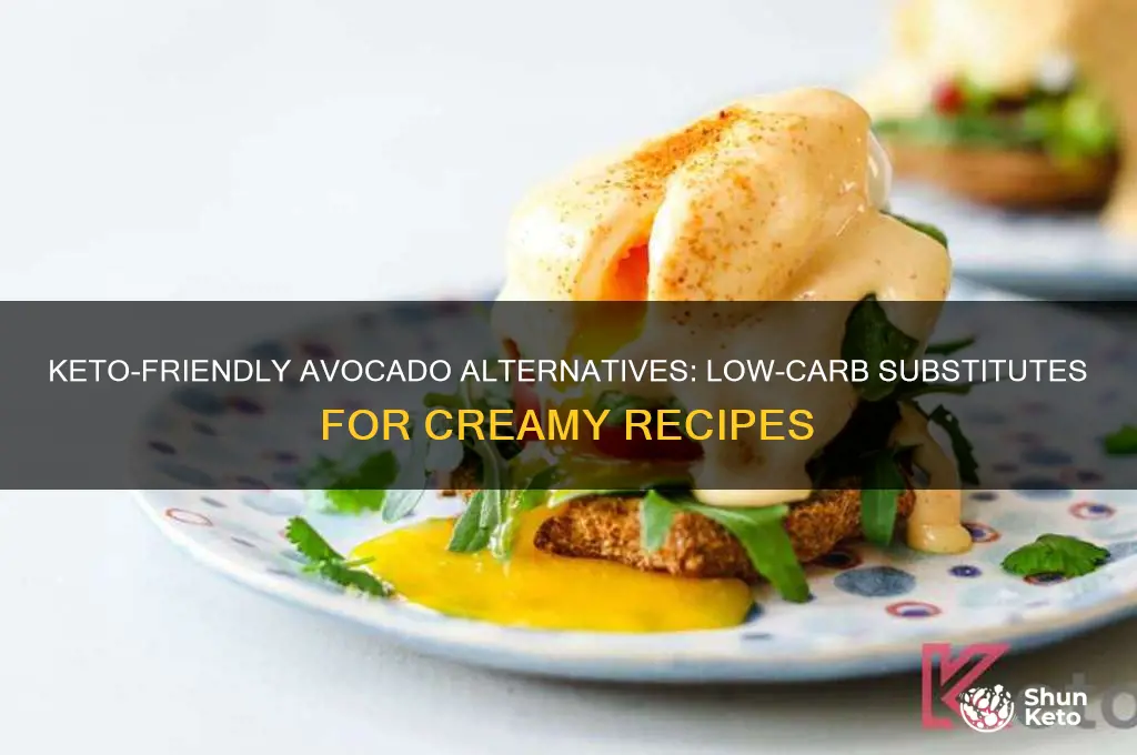 what can you replace avocado with on keto
