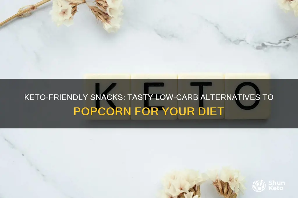 what can you substitute for popcorn when on keto diet