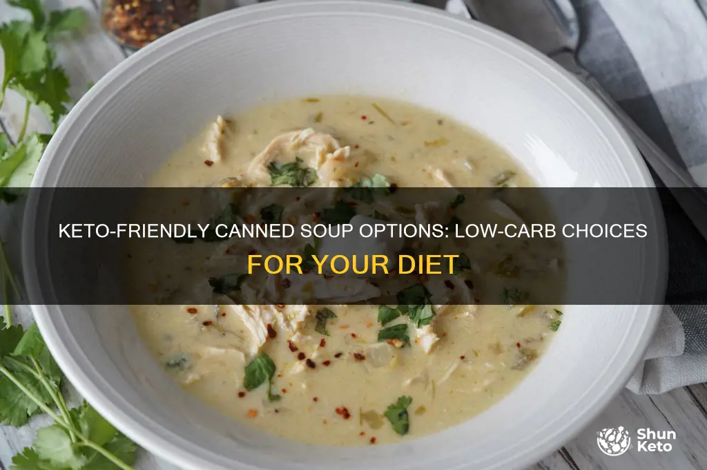 what canned soup can i have on keto