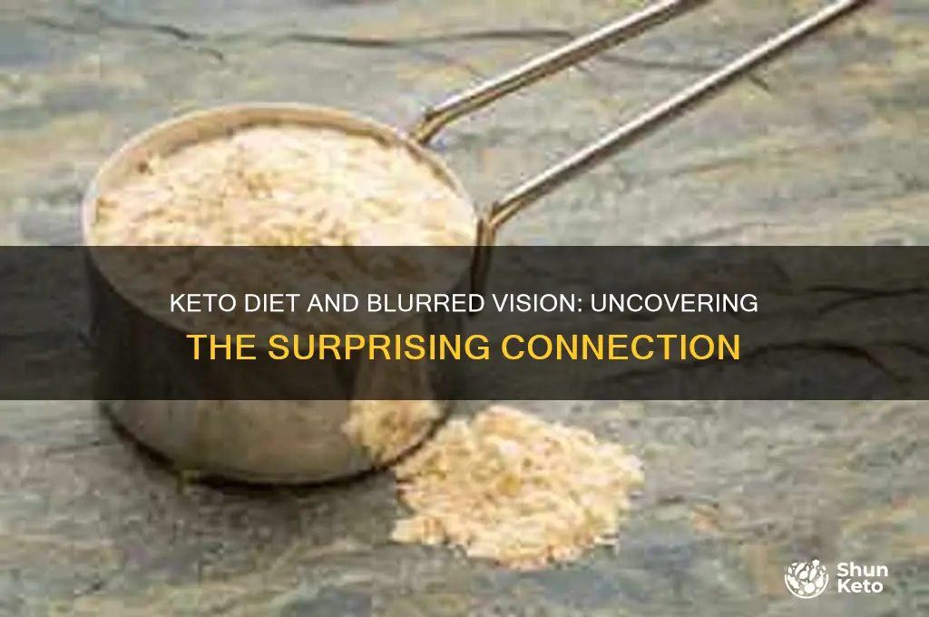 what causes blurred vision on keto diet