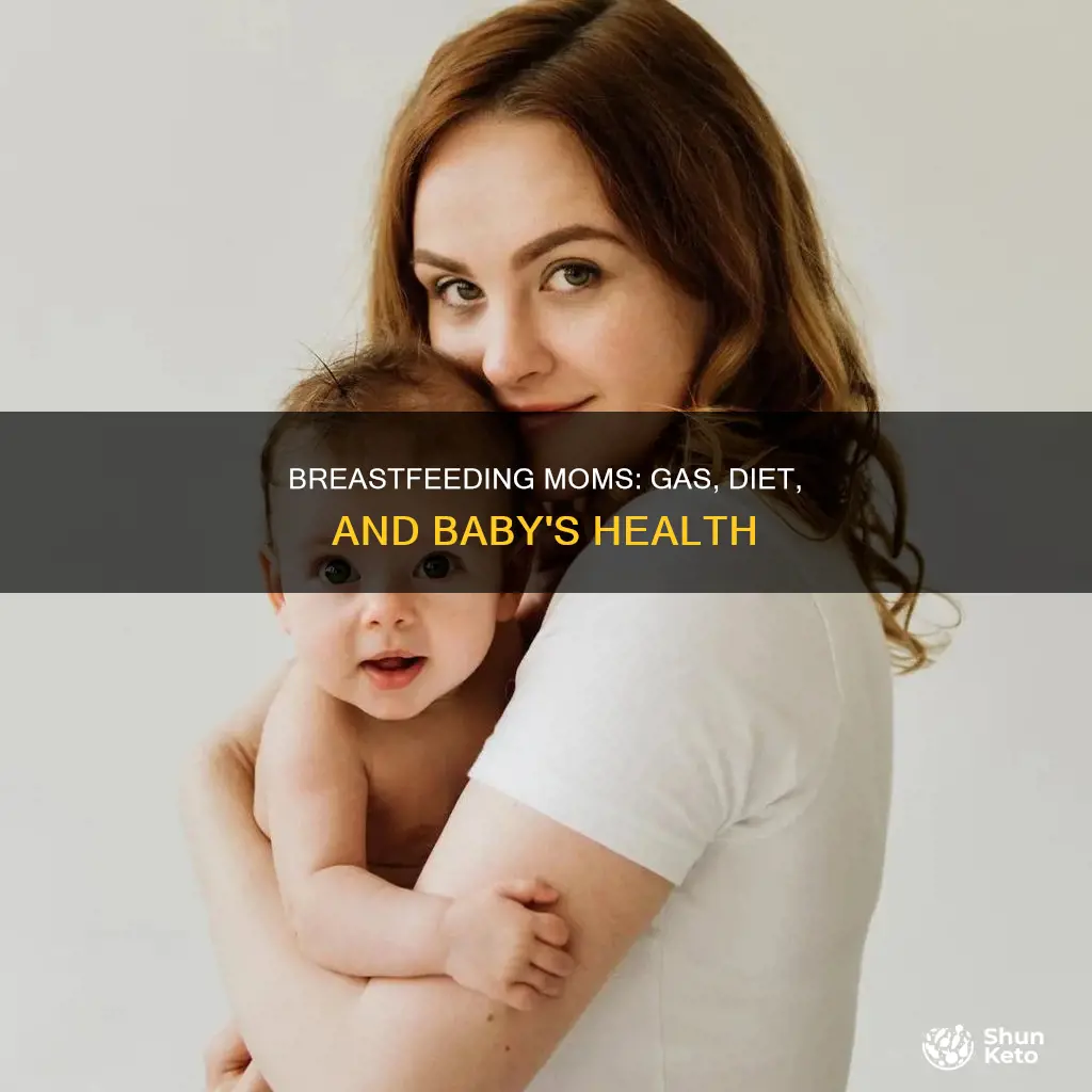 what causes gas in breastfeeding babies moms diet