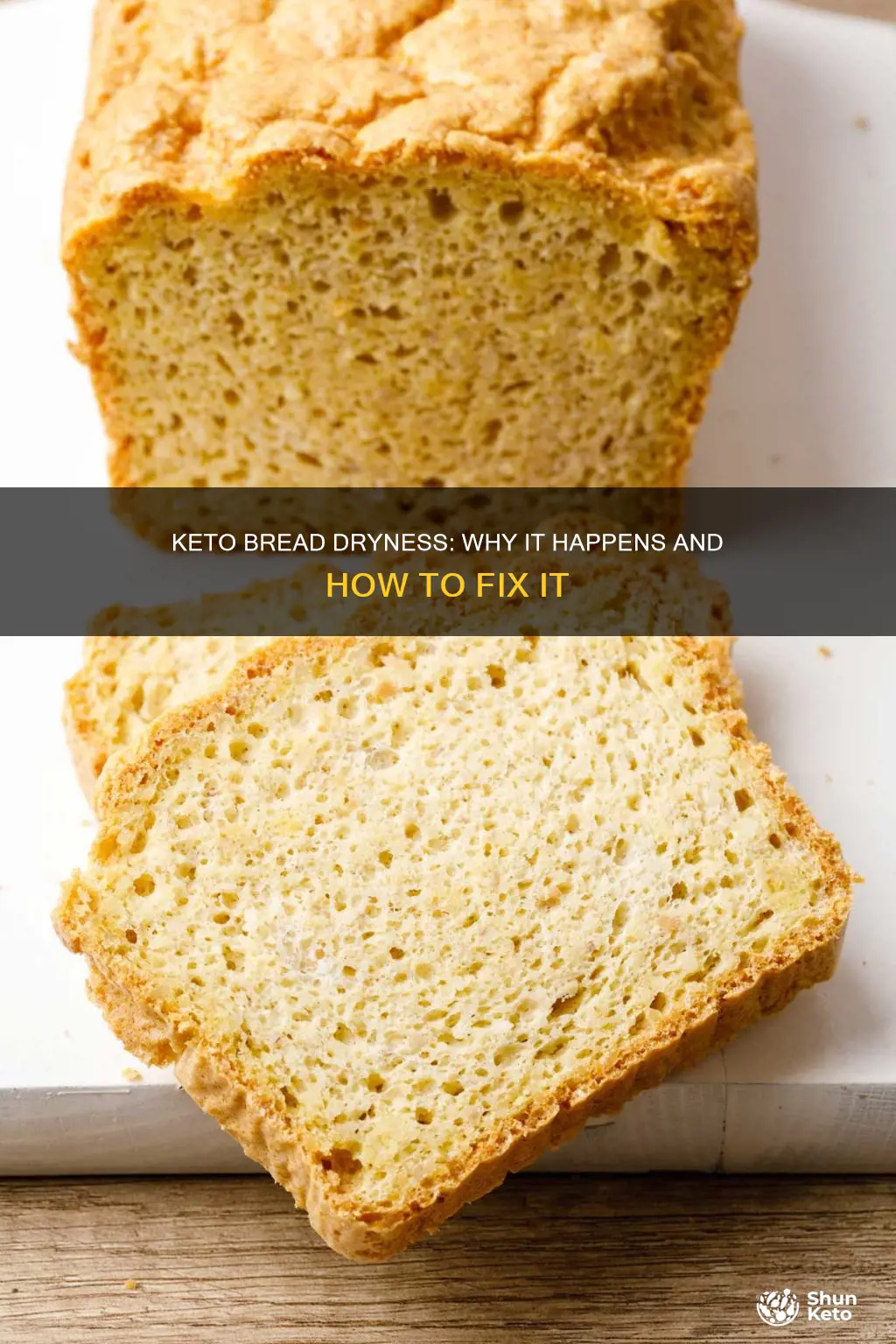 what causes keto bread to be so dry