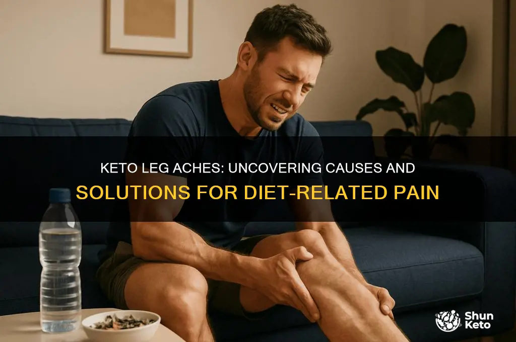 what causes leg aches while on keto diet