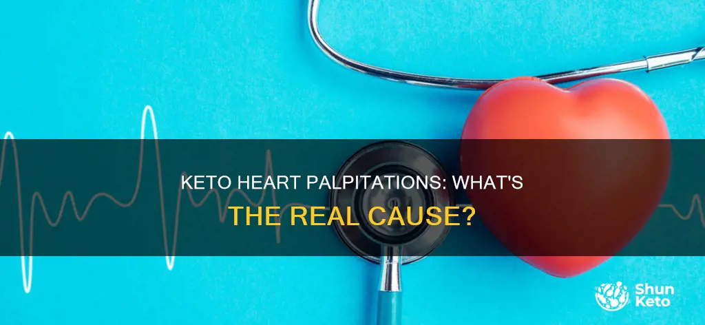 what causes rapid heart rate in keto