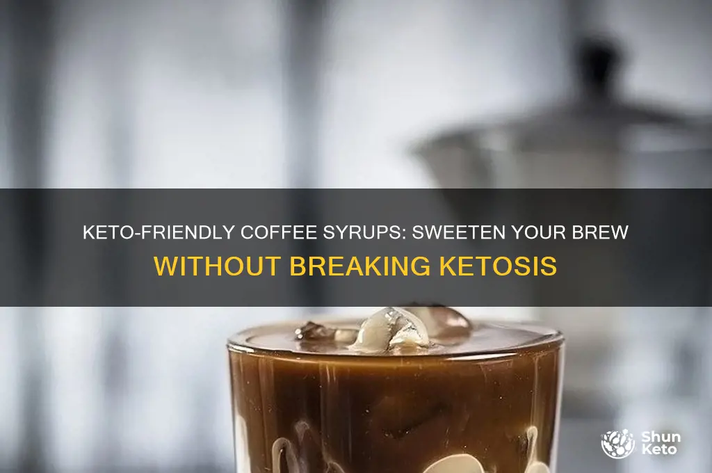 what coffee syrups can u use on keto