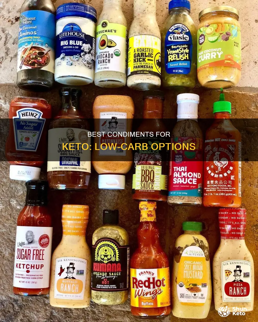 what condiments are low in carbs for keto diet