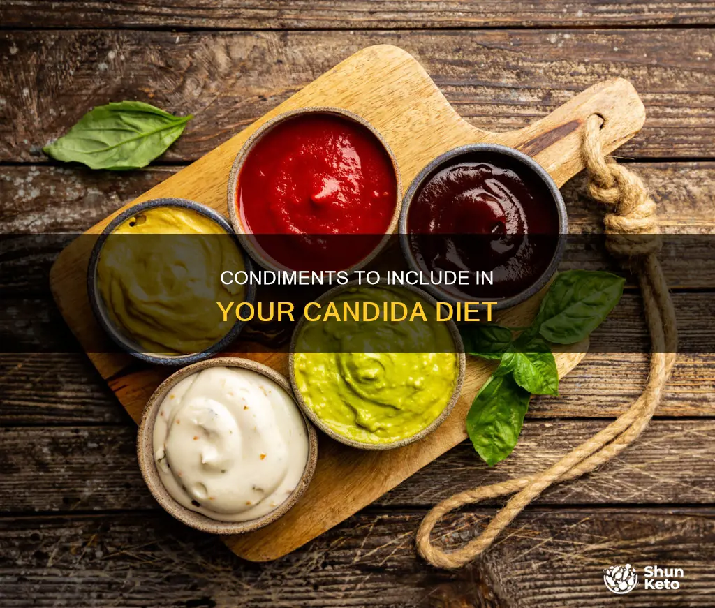 what condiments are ok on candida diet
