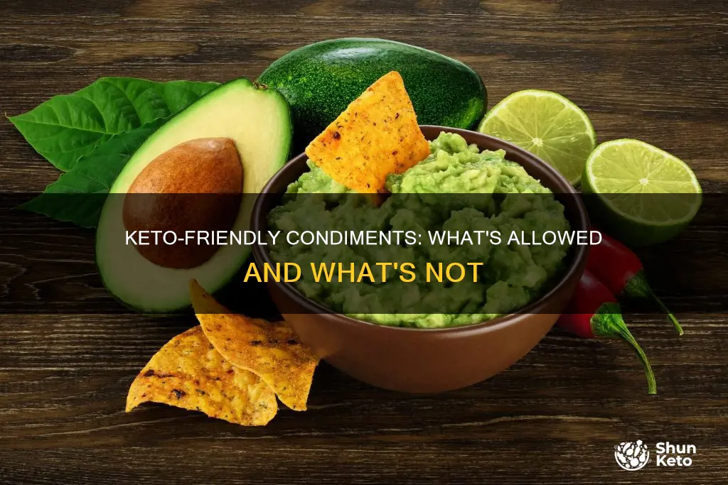 what condiments are okay on keto