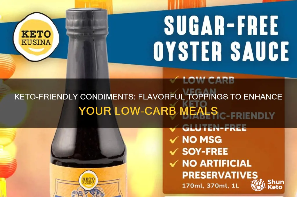 what condiments can i have on keto