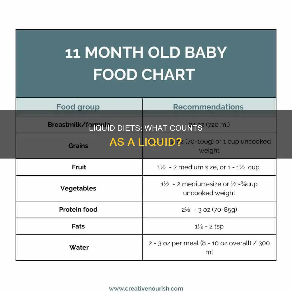 what counts as liquid on a liquid diet