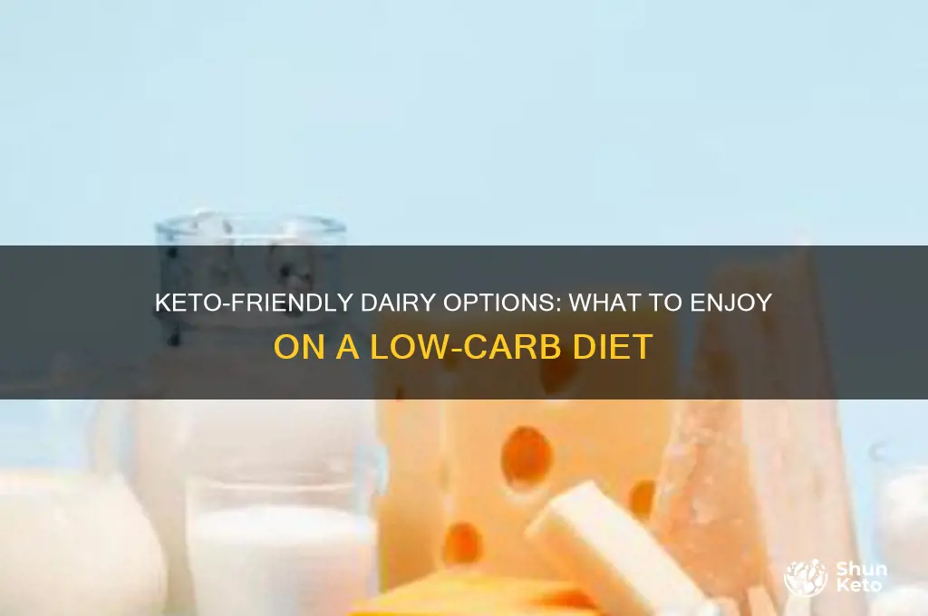 what dairy can you have on the keto diet