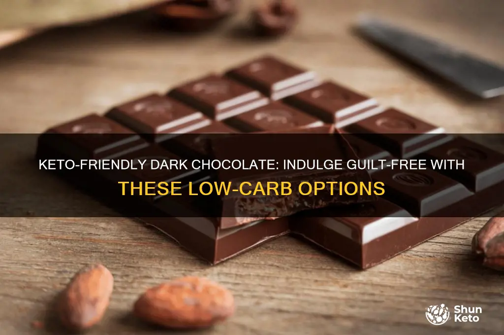 what dark chocolate can you have on the keto diet