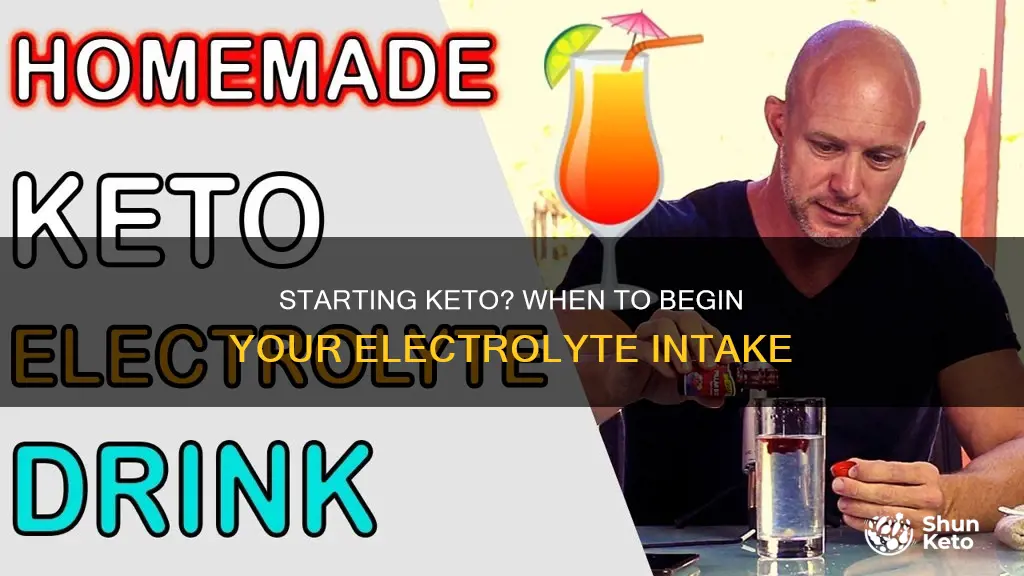 what day on keto do I start electrolytes