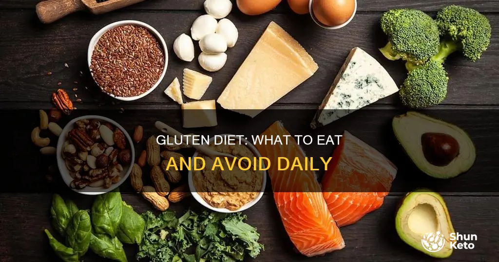what day what does a gluten diet consist of
