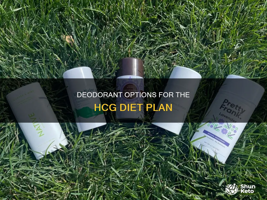 what deodorant to use while on hcg diet