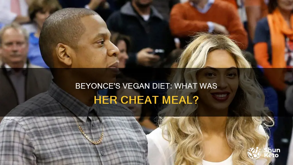 what did beyonce cheat on her vegan diet