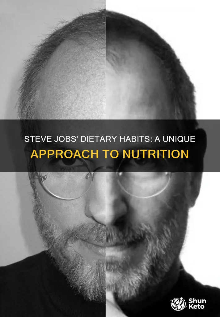 what did steve jobs diet consist of