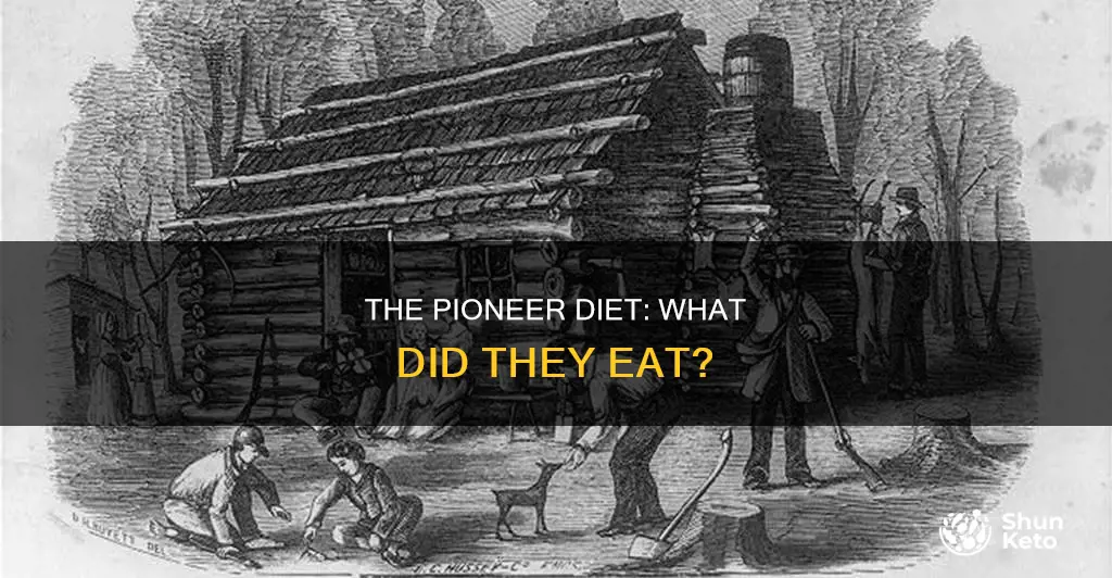 what did the diet of pioneers consist of