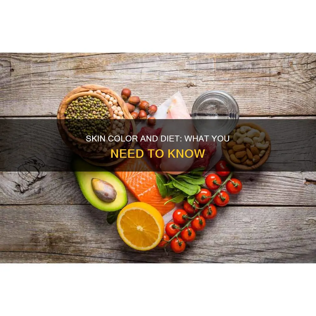what diet changes skin color