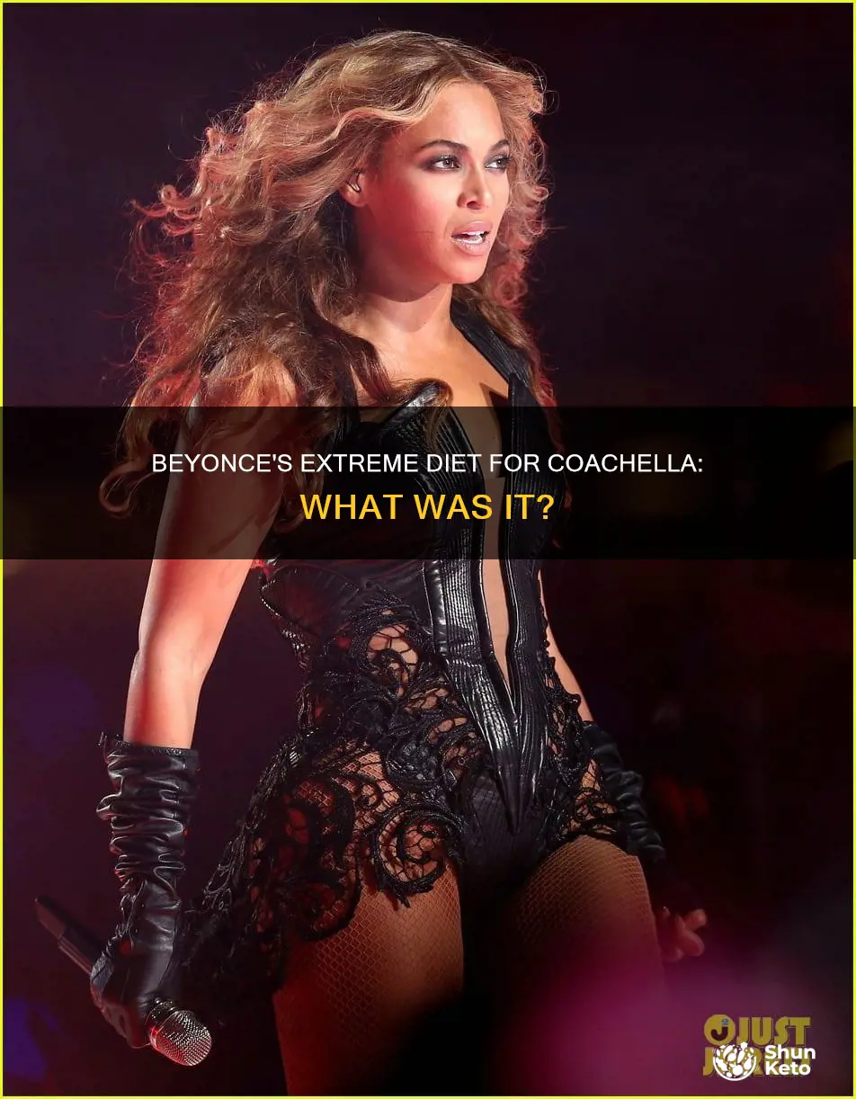 what diet did beyonce go on for coachella