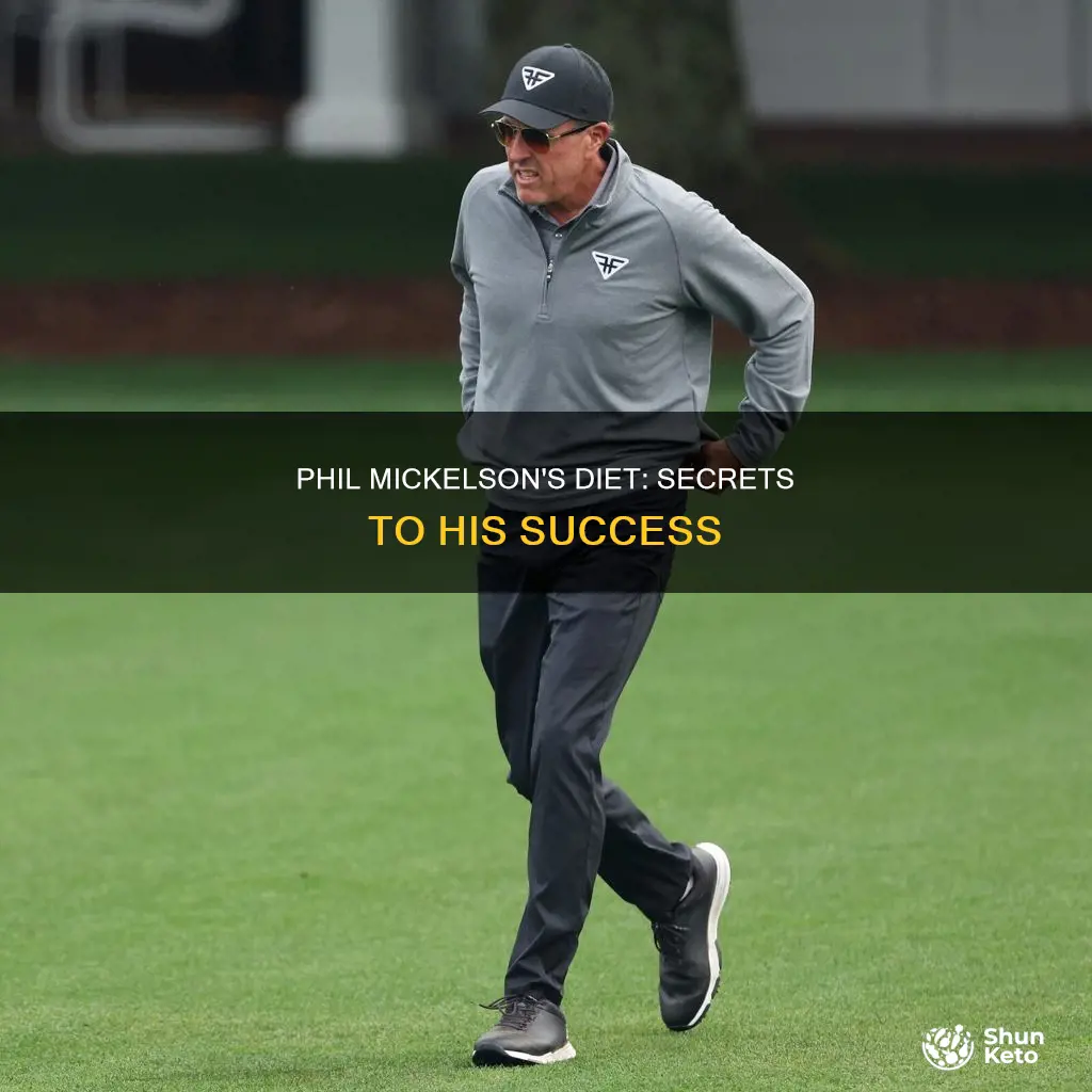what diet did phil mickelson use