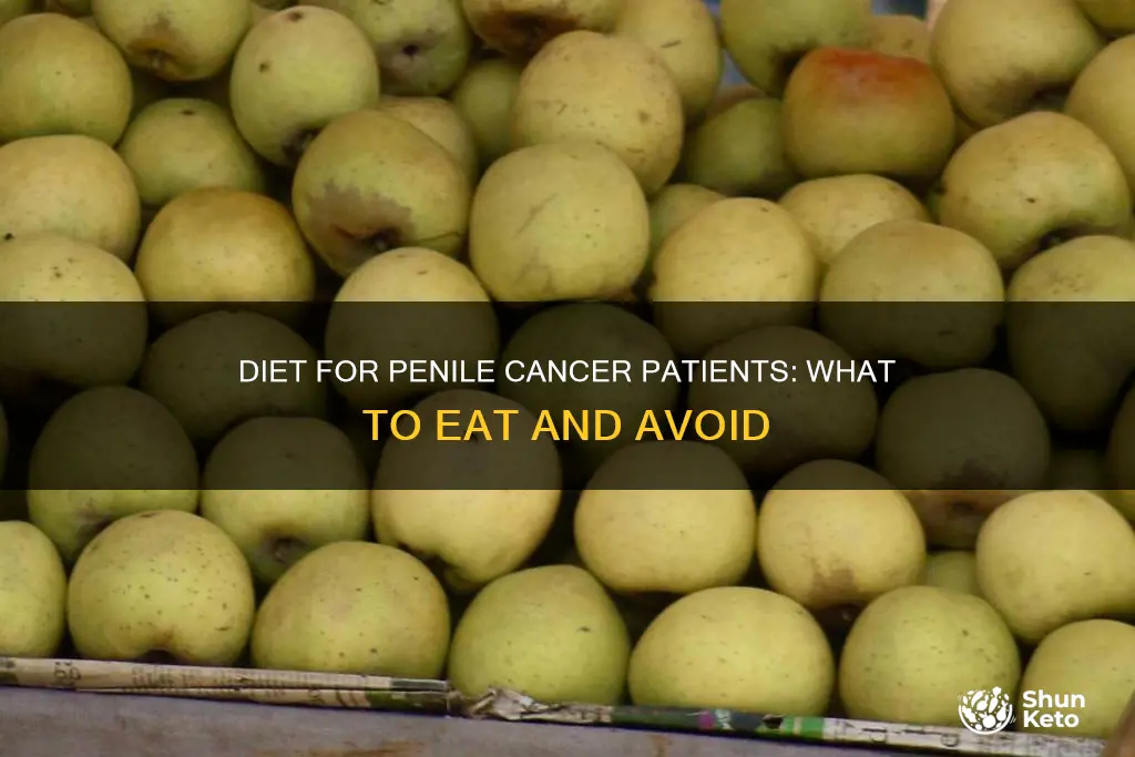 what diet do you need if you have penile cancer