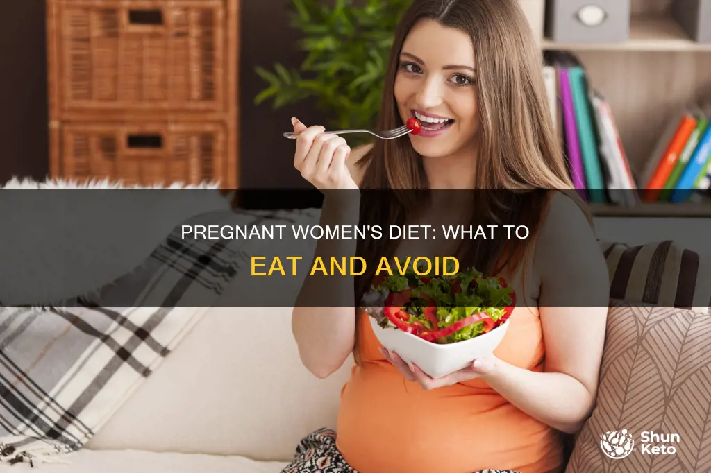what diet does a pregnant woman need