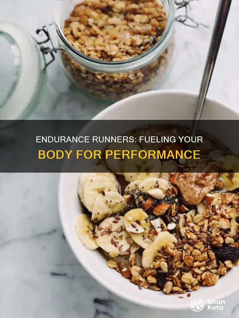 what diet does an enderance runner need