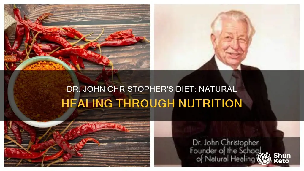 what diet does dr john christopher recommend