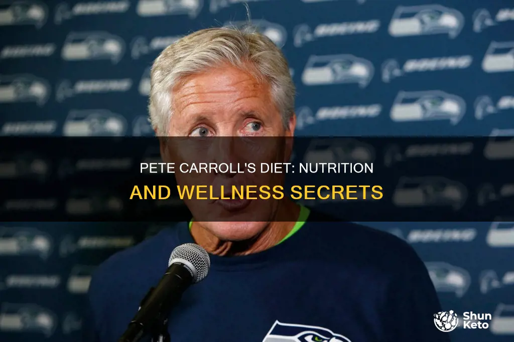 what diet does pete carroll follow