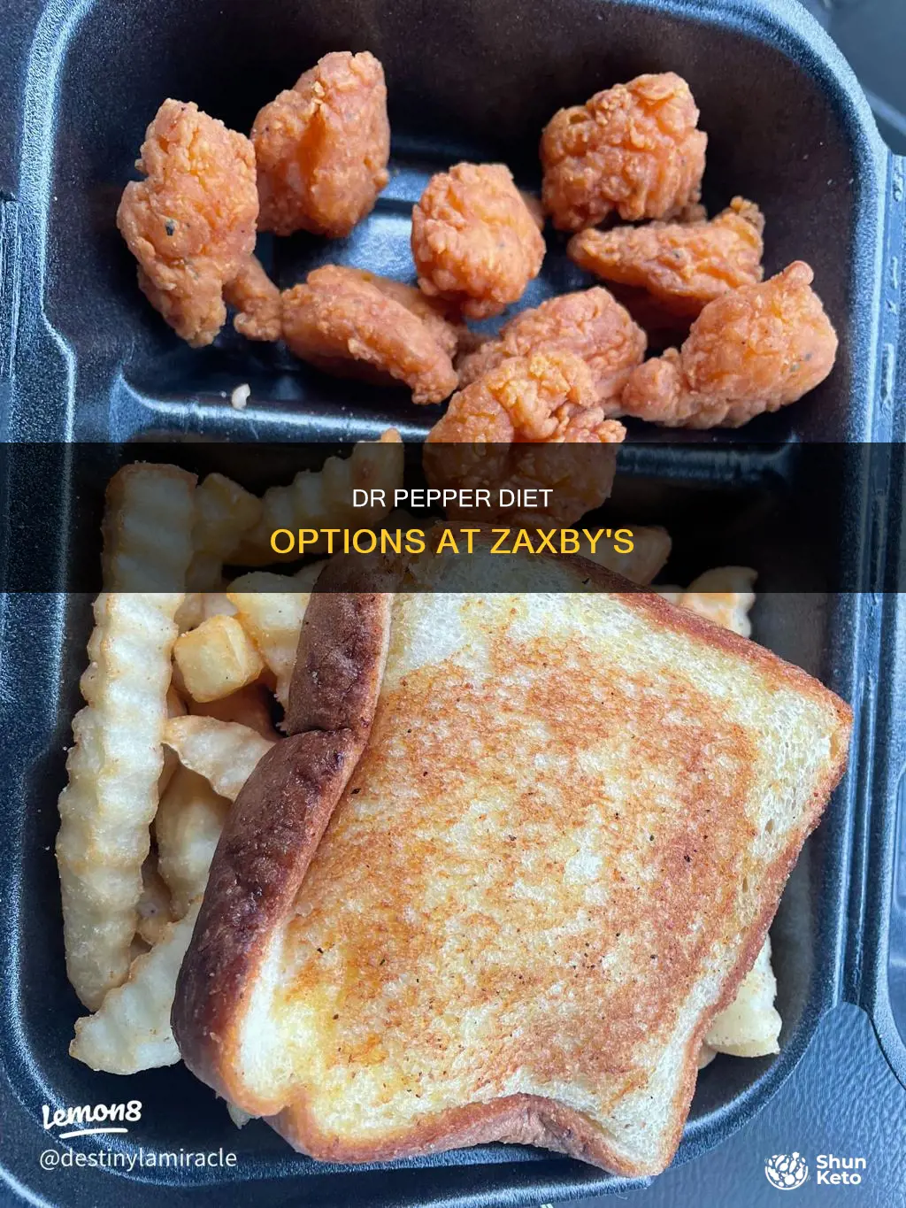 what diet dr pepper options are at zaxby