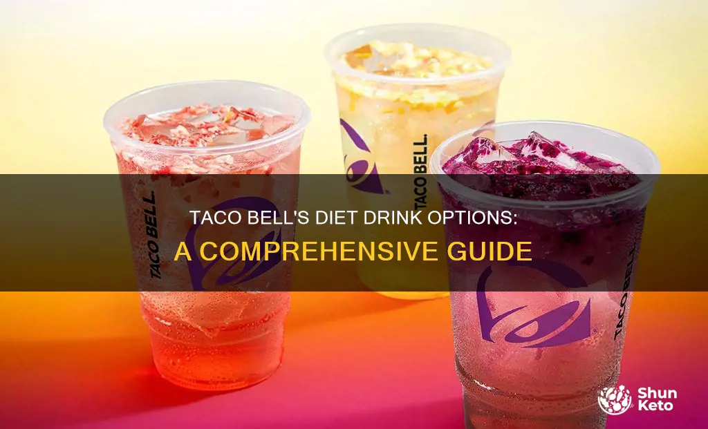what diet drinks does taco bell have