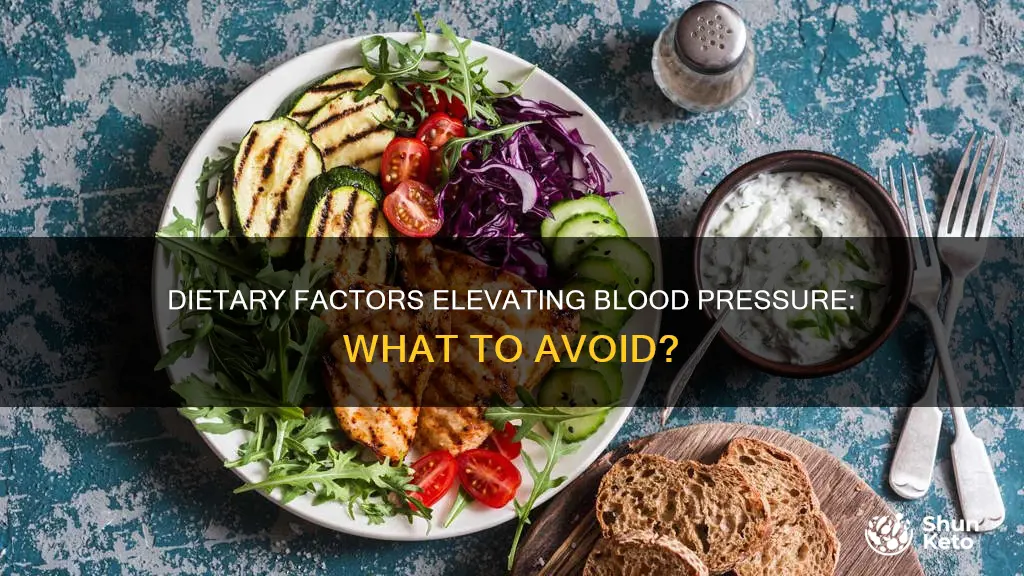 what diet factor increases pressure in the blood vessels