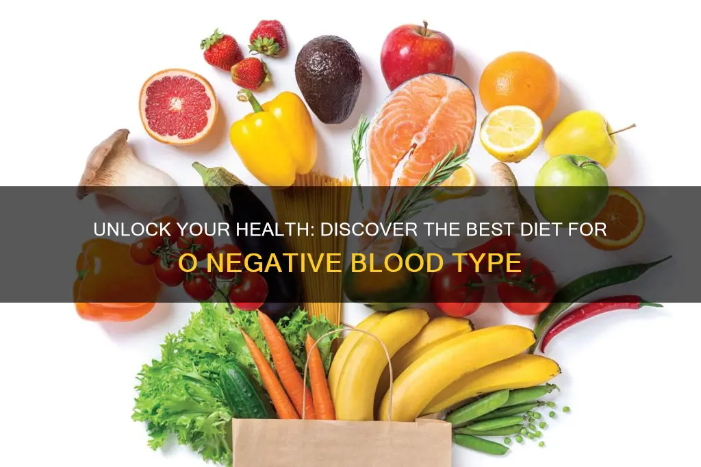 what diet for o negative blood type