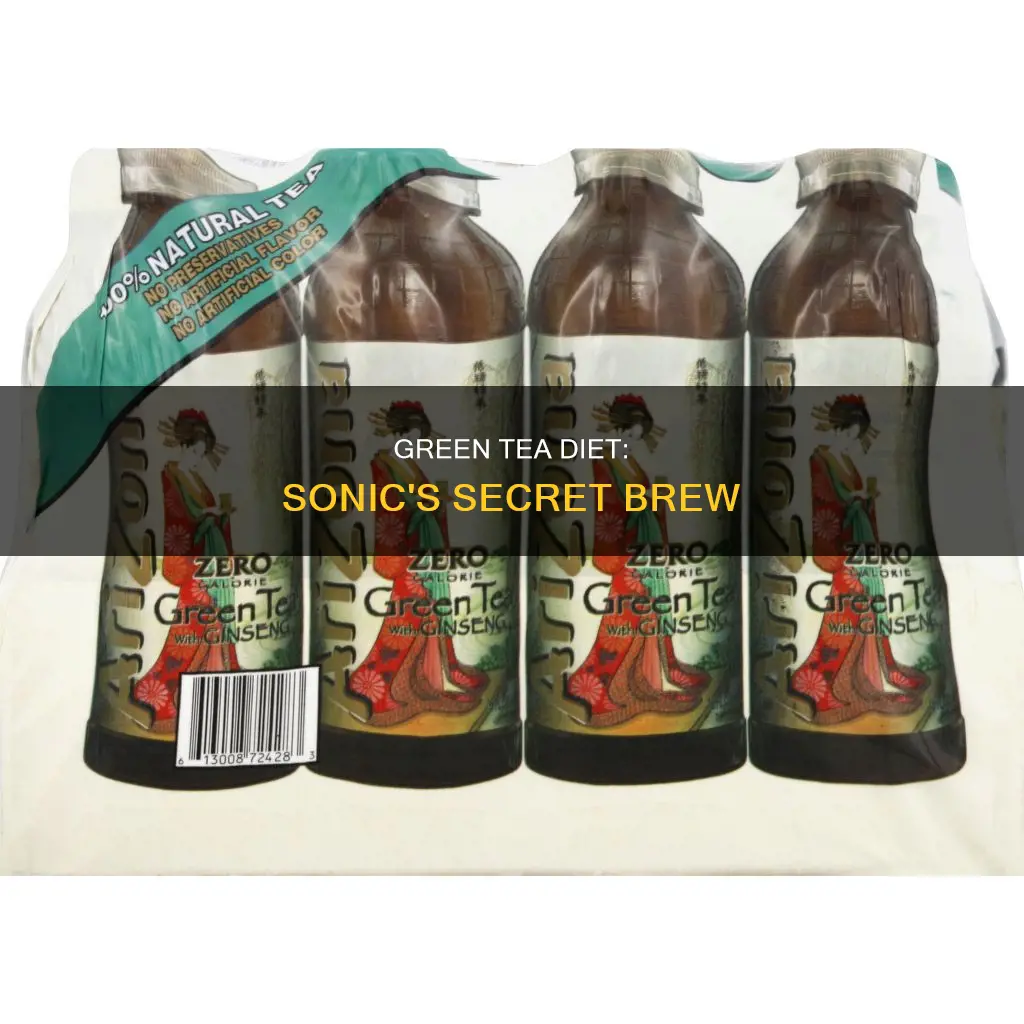 what diet green tea does sonic use