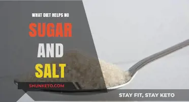 Healthy eating: No sugar, no salt diet