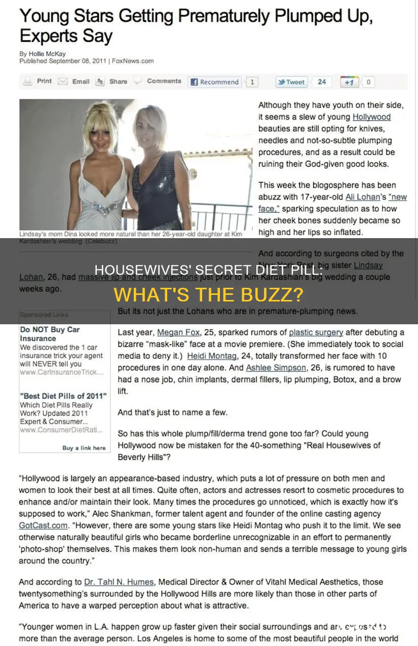 what diet pill are the housewives taking