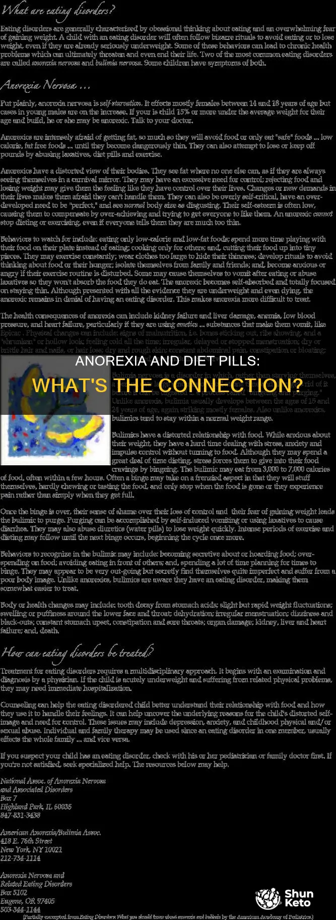 what diet pills do anorexics use