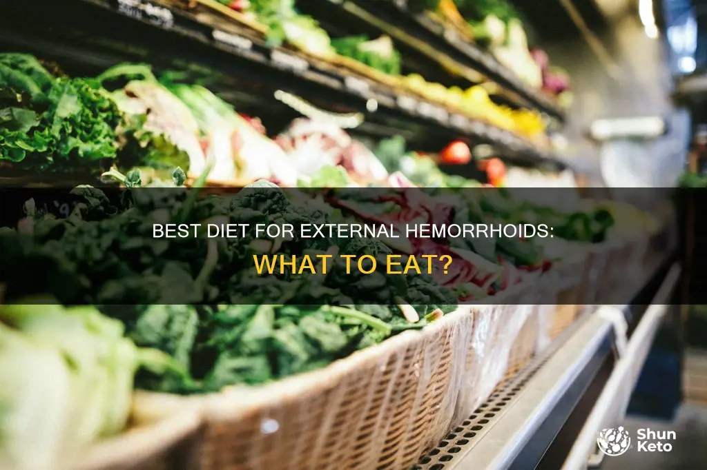 what diet should i use with external hemorrhoids