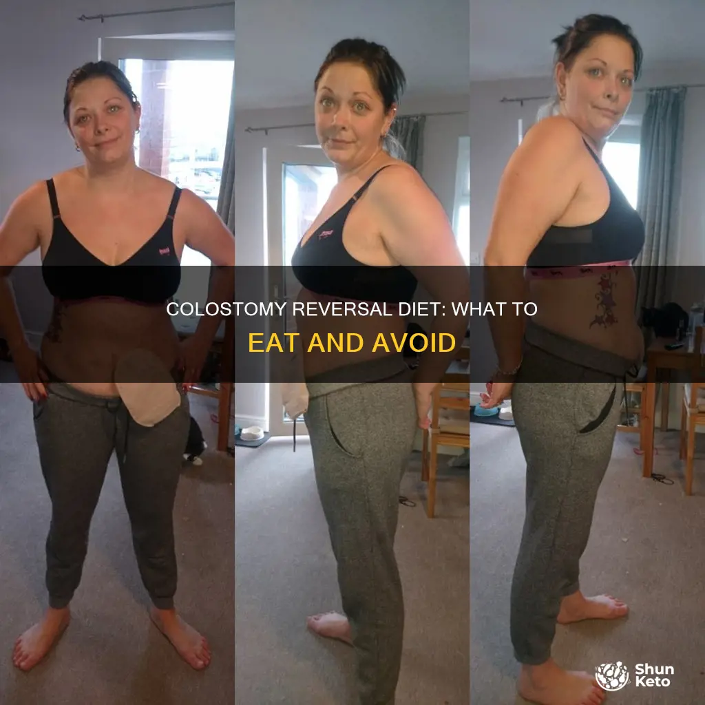 what diet should one be on following colostomy takedown