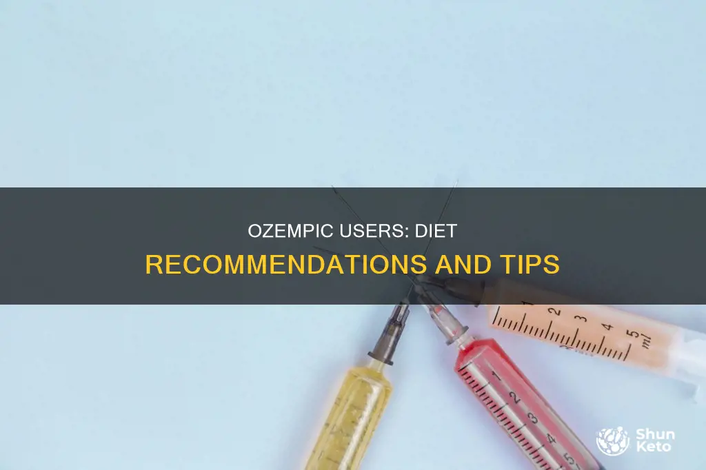 what diet to follow on ozempic