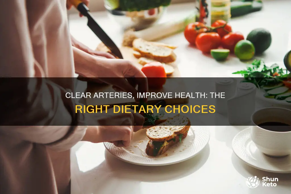 what diet to follow to clear arteries