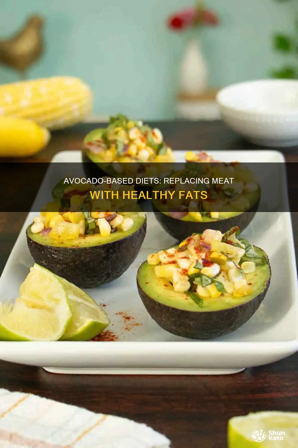 what diet uses avacado in place of meat