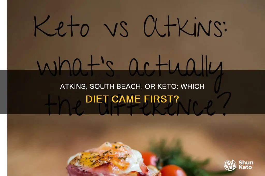 what diet was 1st atkins south beach or keto