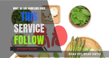 Dieting Guidelines: Our Service's Nutrition Philosophy