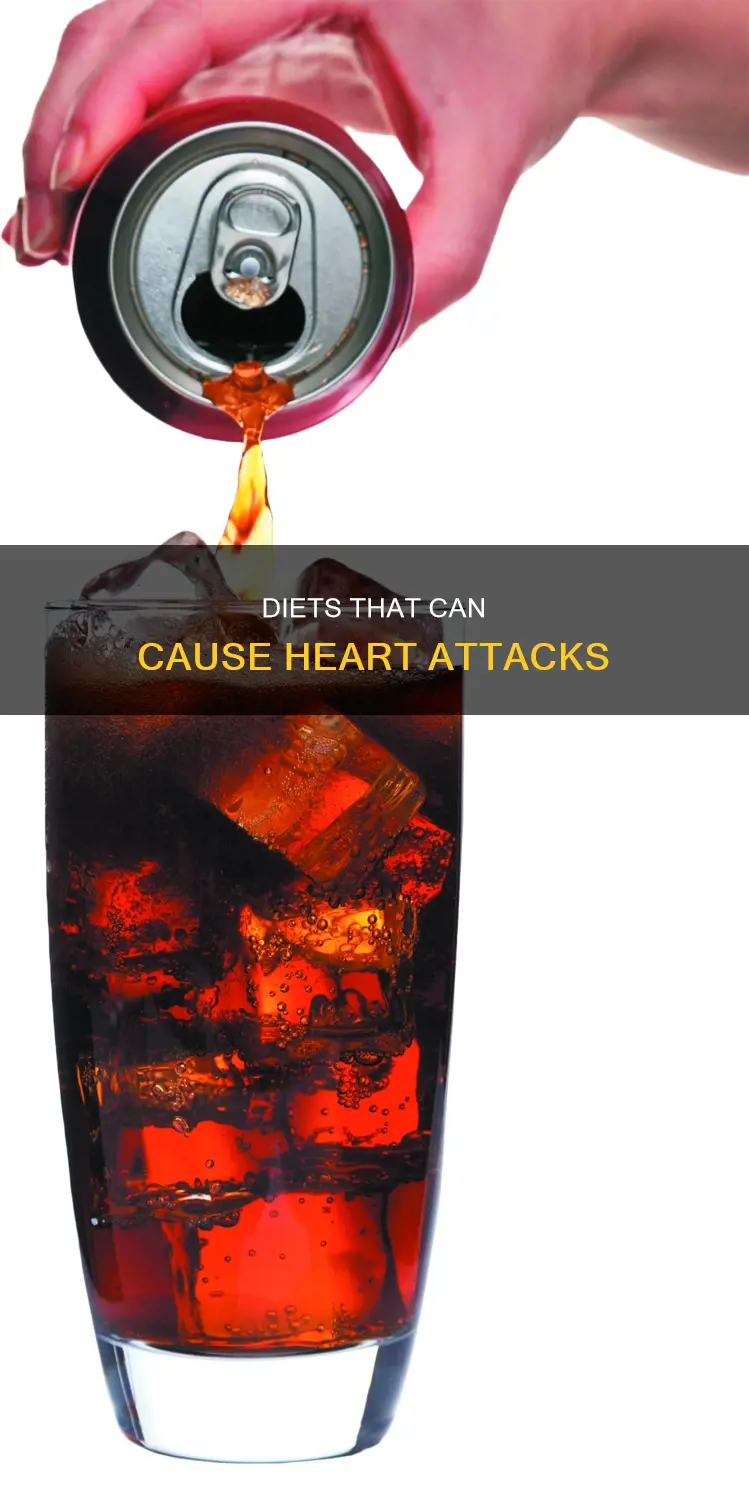 what diets cause heat attack